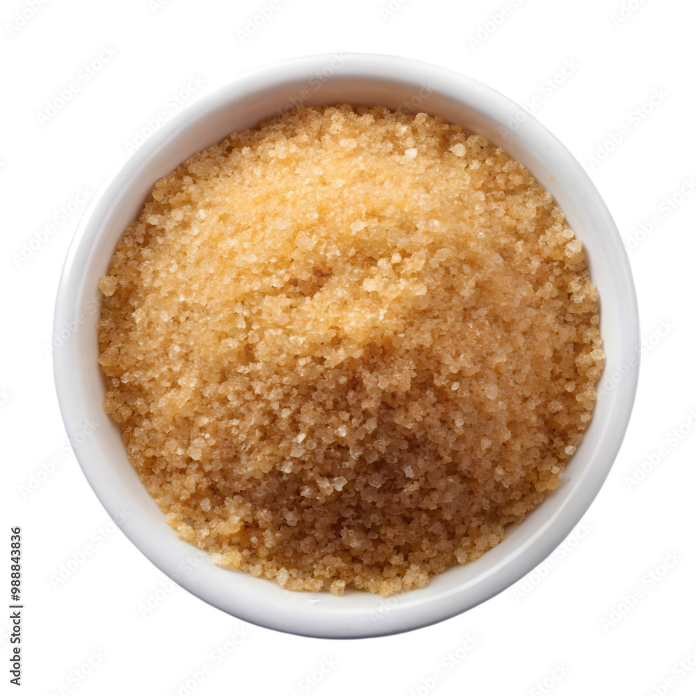 Brown sugar isolated on transparent background Brown sugar isolated on transparent background