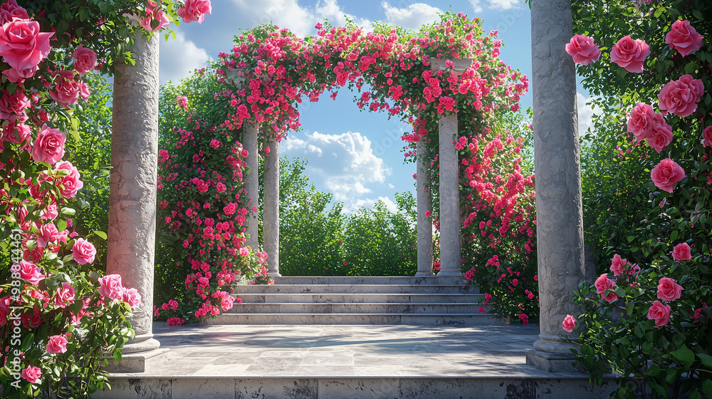 Fototapeta premium entrance to the garden