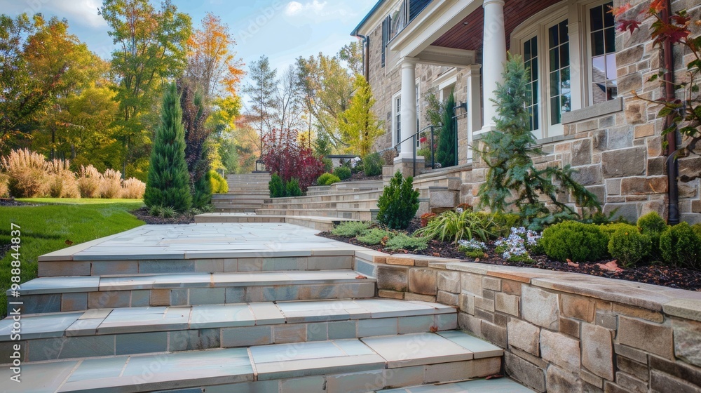 Stone Walkway: A Beautiful and Contemporary Landscape Update for the Modern Home Entranceway Stone Walkway: A Beautiful and Contemporary Landscape Update for the Modern Home Entranceway