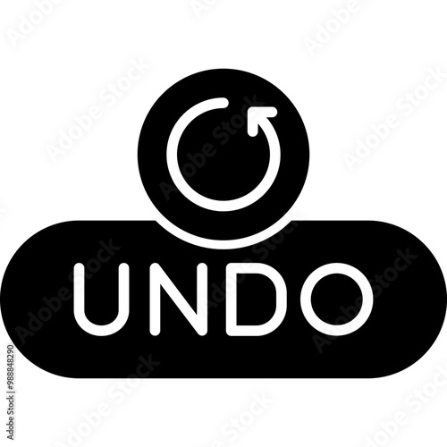 Undo Button Icon photo