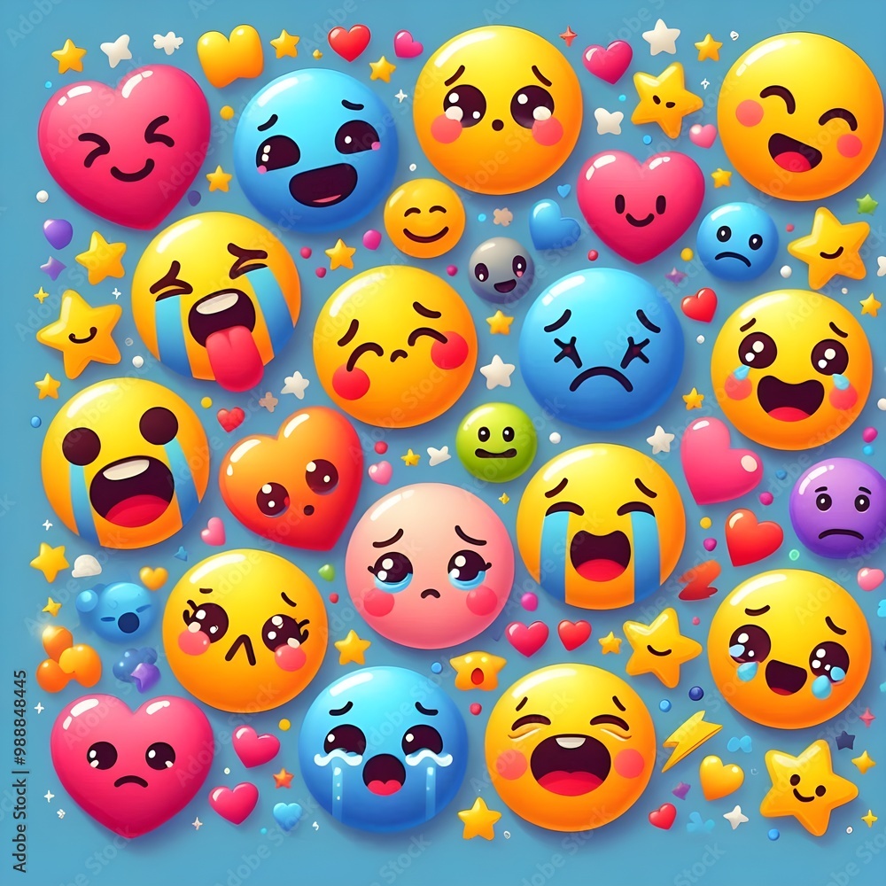 Emojis illustration Emojis illustration