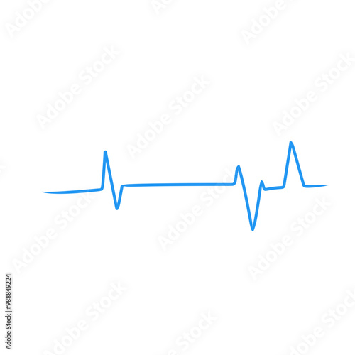 cardiogram line art