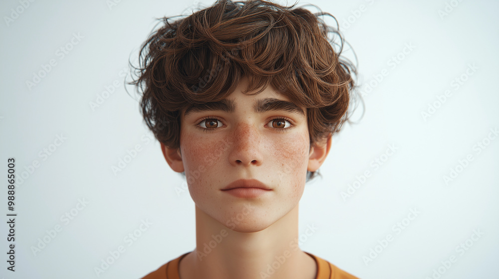 3d realistic man on white background, concept male character 3d realistic man on white background, concept male character