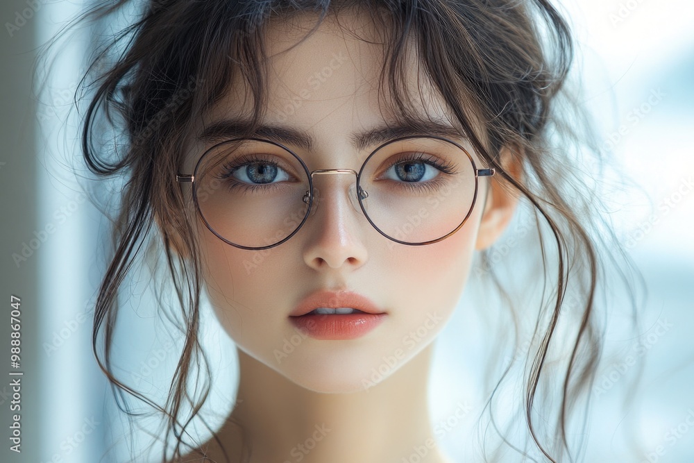 The Enigmatic Woman in Glasses: Unraveling the Mystery Behind Her Alluring Gaze The Enigmatic Woman in Glasses: Unraveling the Mystery Behind Her Alluring Gaze