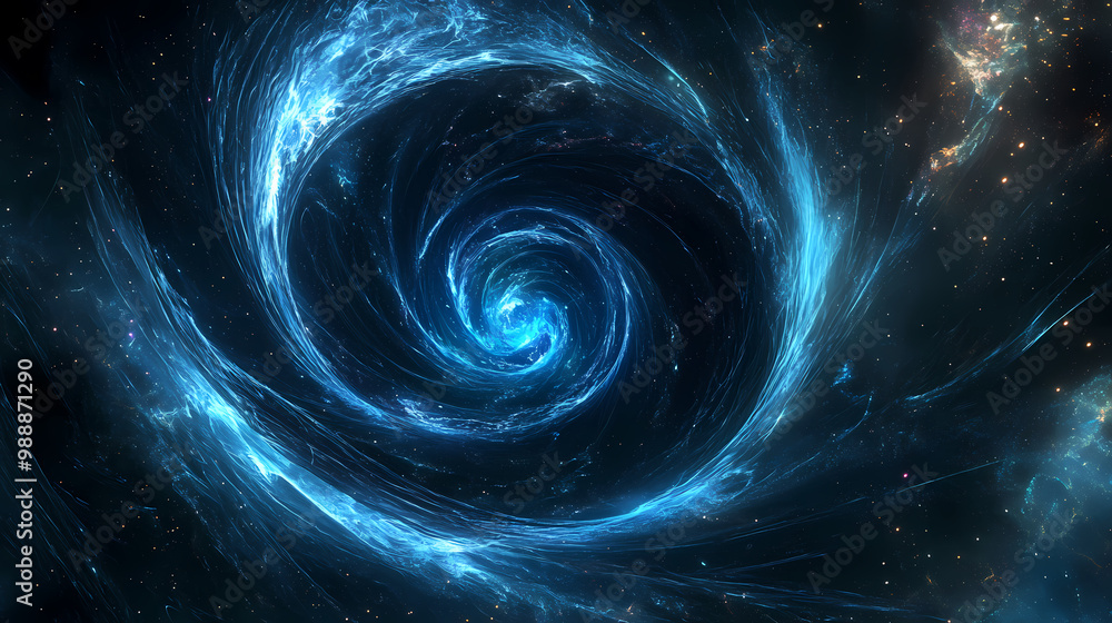 Mysterious cosmic black hole vortex Mysterious cosmic black hole vortex