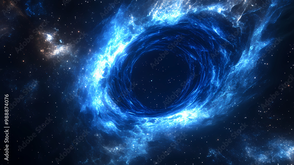 Mysterious cosmic black hole vortex Mysterious cosmic black hole vortex