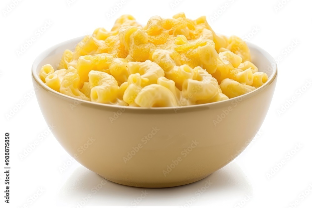 A bowl of mac and cheese food. A bowl of mac and cheese food.