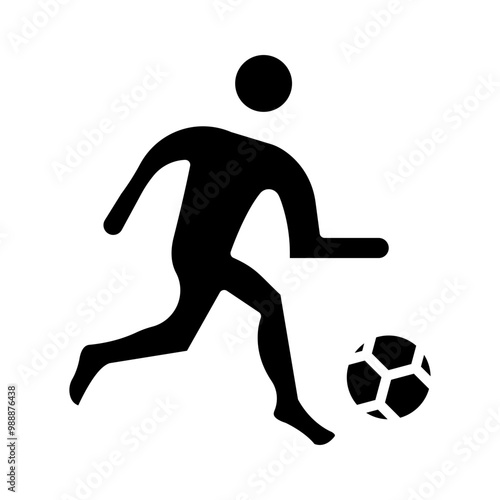 Soccer Player glyph icon