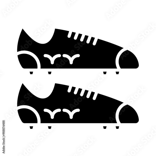 Soccer Cleats glyph icon