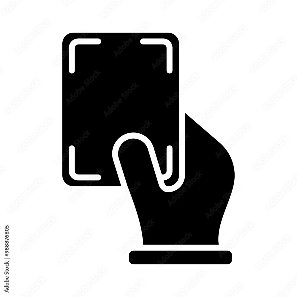Yellow Card glyph icon Yellow Card glyph icon