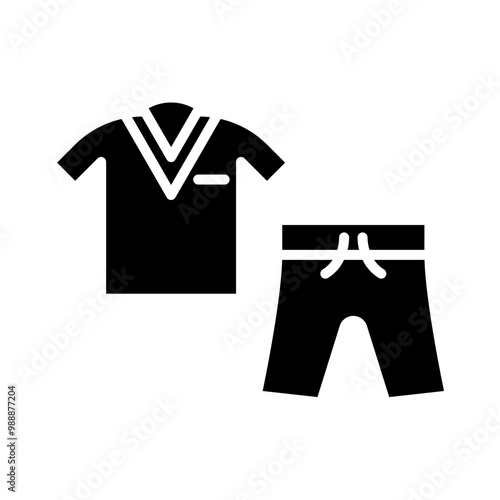 Soccer Uniform glyph icon
