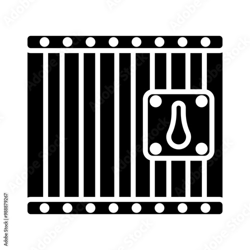 Prison glyph icon