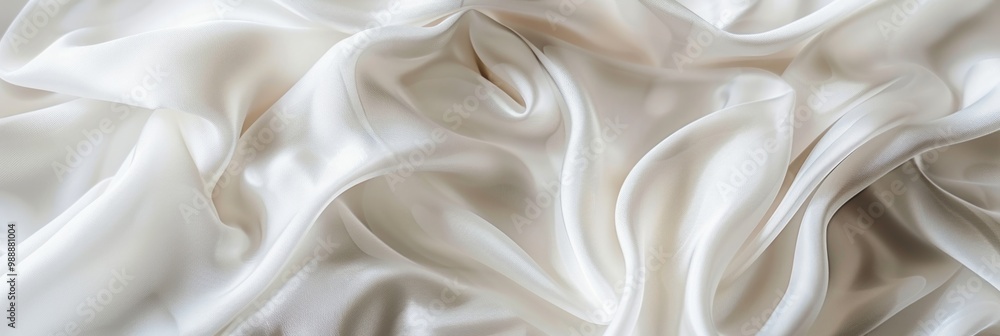 Wrinkled Clothes Background. Abstract White Silk Texture for Luxury Elegant Website Design Wrinkled Clothes Background. Abstract White Silk Texture for Luxury Elegant Website Design