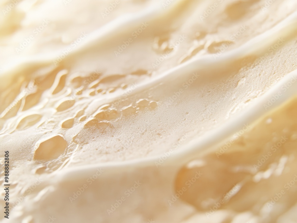 Close-up of Creamy Skin Texture with Collagen Application Emphasizing Elasticity and Smoothness Close-up of Creamy Skin Texture with Collagen Application Emphasizing Elasticity and Smoothness