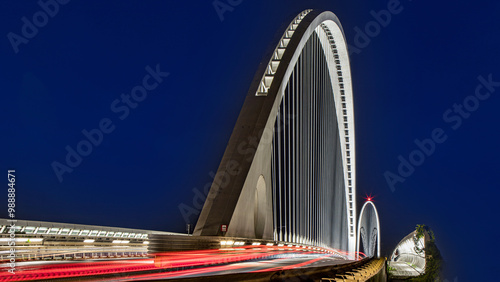 View of a bridge in the night