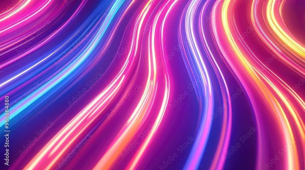 Dynamic Neon Gradient Backdrop Featuring Lively Light Streaks Ideal for Product Presentations Dynamic Neon Gradient Backdrop Featuring Lively Light Streaks Ideal for Product Presentations