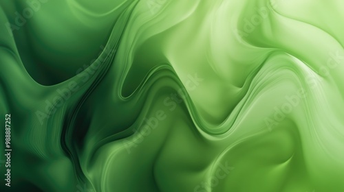 Abstract green gradient texture suitable for wallpapers and presentations featuring a captivating blend of colors