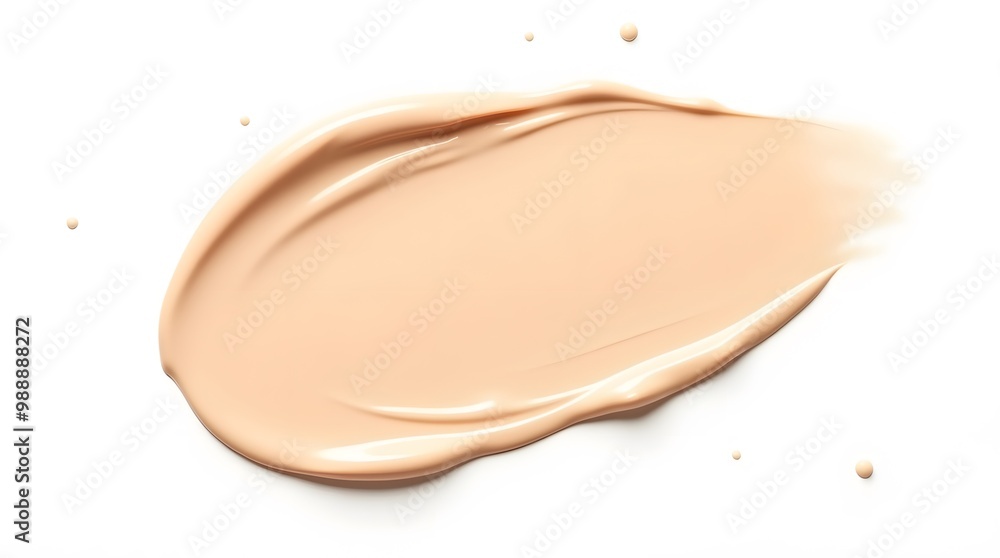 Foundation Makeup Swatch, Beige, Smooth, Cream, Texture Foundation Makeup Swatch, Beige, Smooth, Cream, Texture