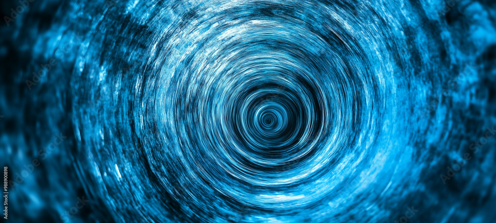 Abstract blue spiral tunnel background Abstract blue spiral tunnel background