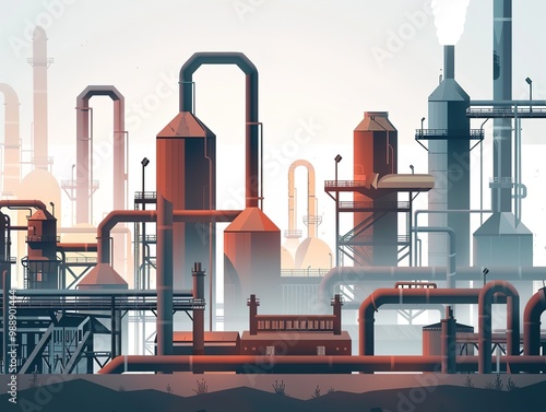 industrial plant in factory