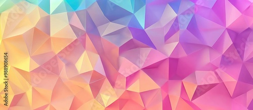 Abstract Low Polygon Triangle Pattern Background