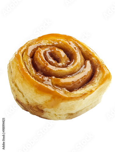 Cinnamon Roll isolated on transparent background