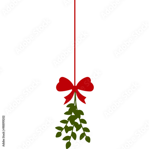 Hanging Winter Mistletoe
