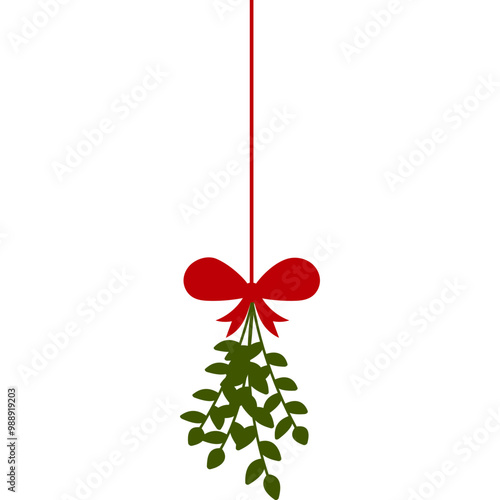 Hanging Winter Mistletoe