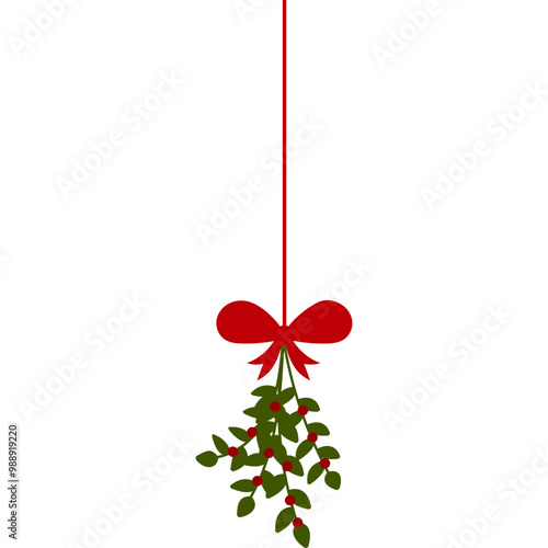 Hanging Winter Mistletoe