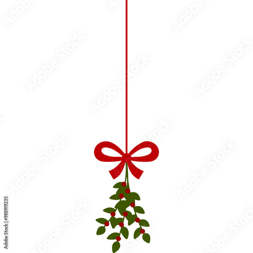Hanging Winter Mistletoe