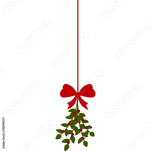 Hanging Winter Mistletoe