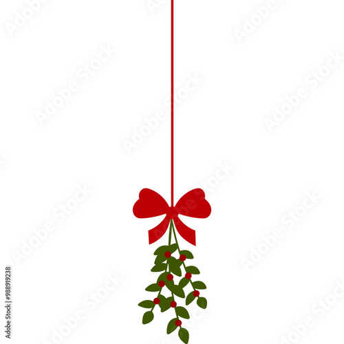 Hanging Winter Mistletoe