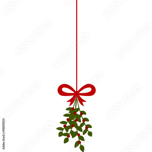 Hanging Winter Mistletoe