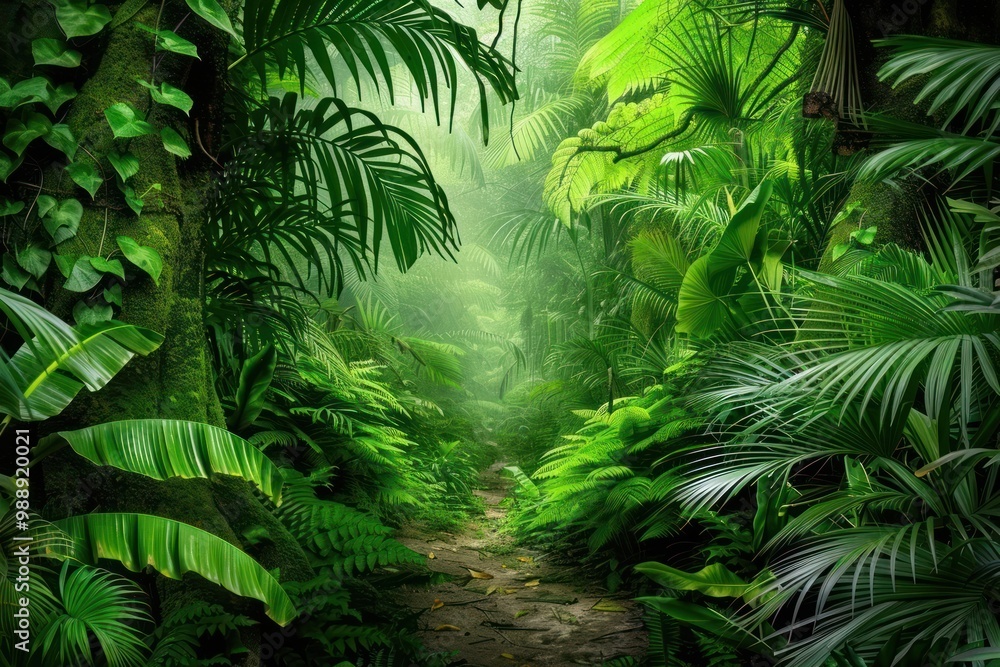 Jungle in Thailand rainforest vegetation outdoors. Jungle in Thailand rainforest vegetation outdoors.