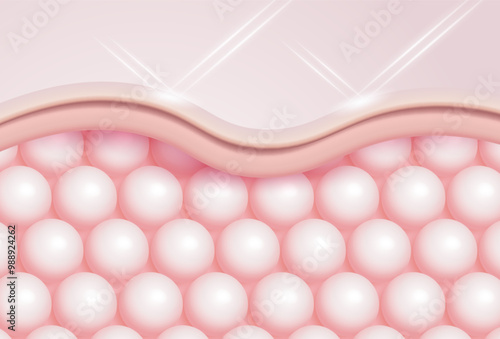 laser treatment skin repair concept 3d