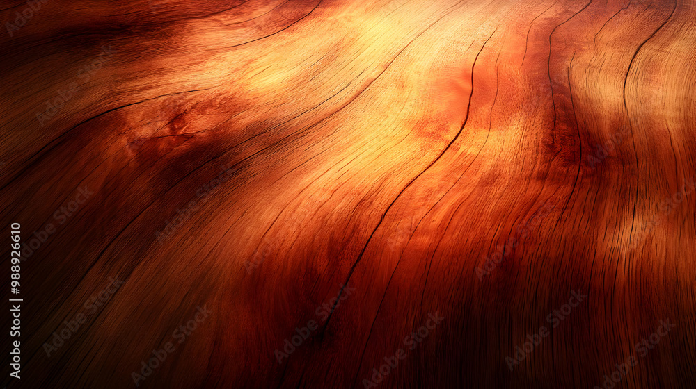 Warm Brown Wooden Background with Grain Texture Warm Brown Wooden Background with Grain Texture