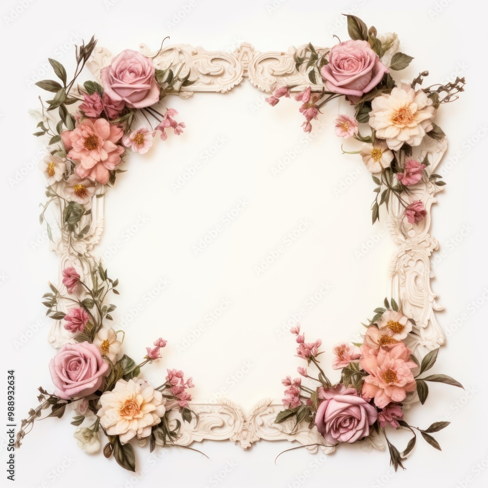 Rose pattern flower plant. Rose pattern flower plant.