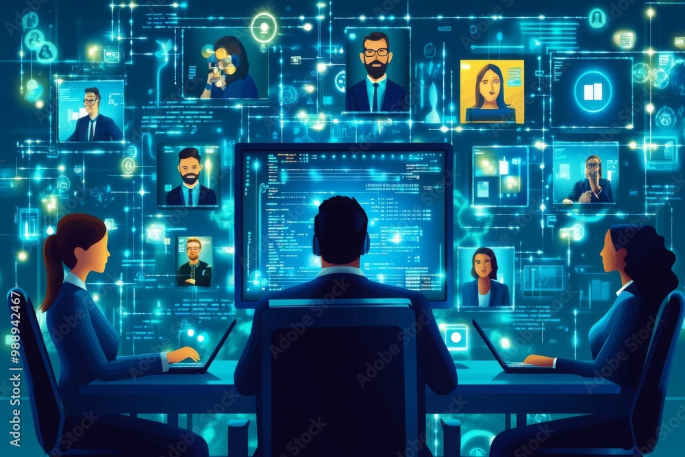 Virtual Team Meeting