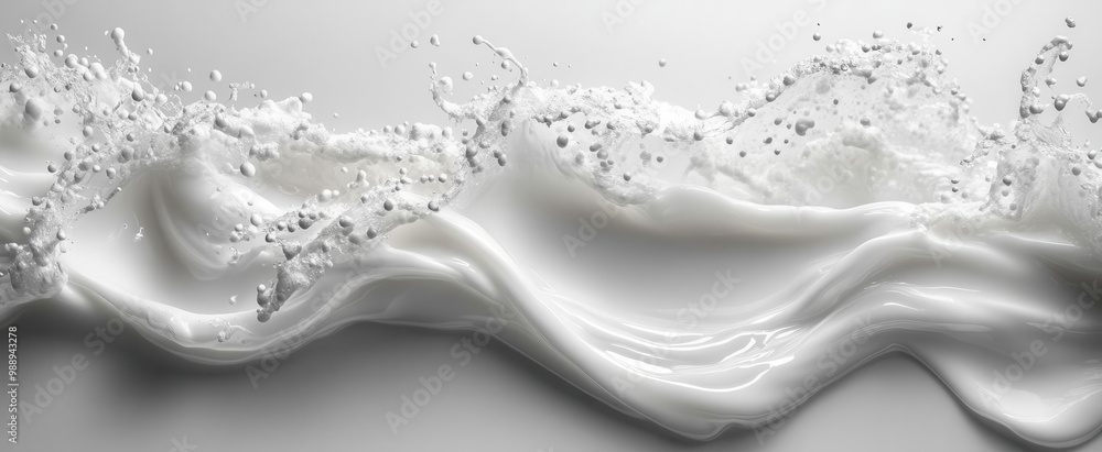 dynamic milk splash frozen in time capturing intricate patterns and droplets highspeed photography on clean white background crisp details and smooth curves dynamic milk splash frozen in time capturing intricate patterns and droplets highspeed photography on clean white background crisp details and smooth curves