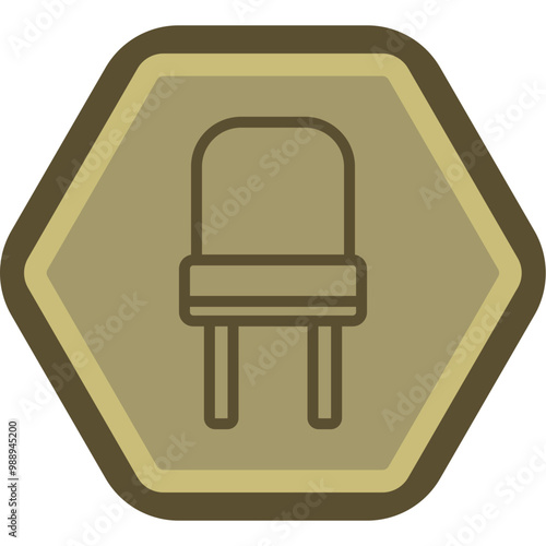 Seat Vector Icon Design