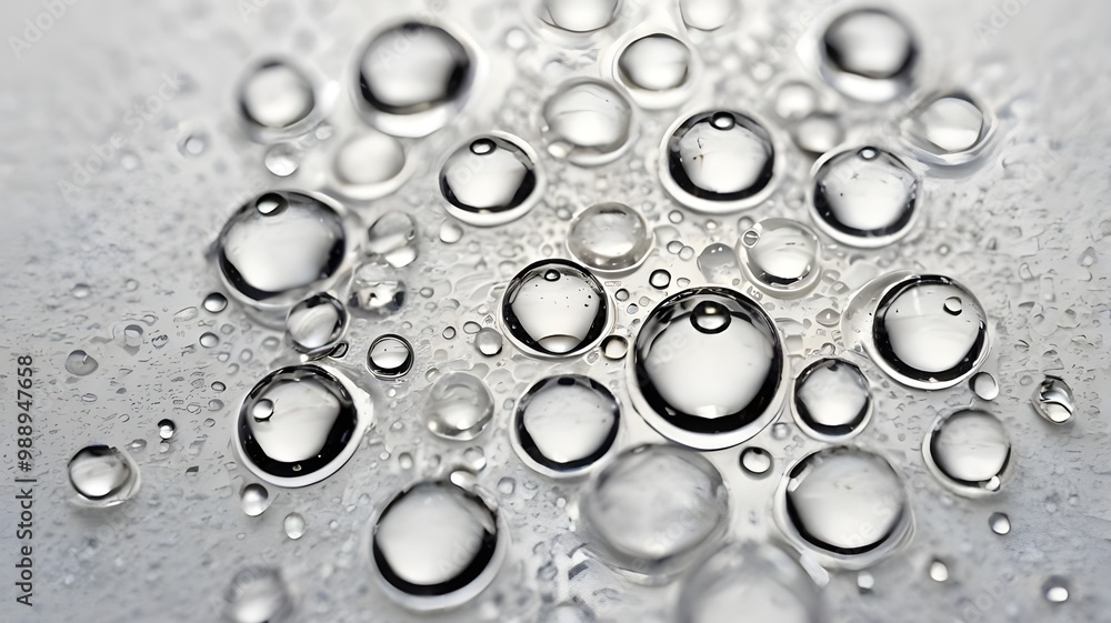 Realistic rainy water drop at white background Realistic rainy water drop at white background