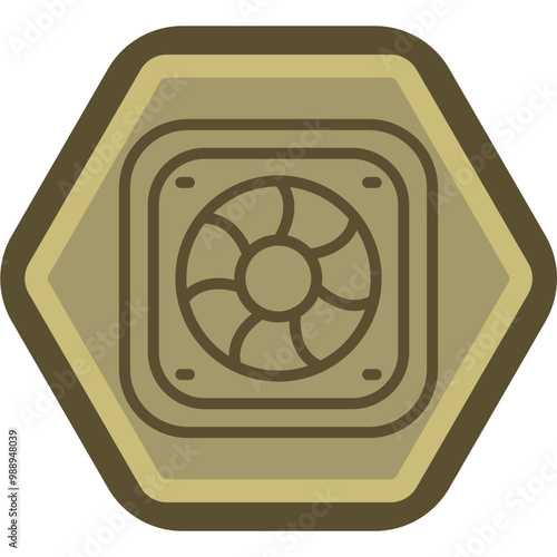 Cooler Vector Icon Design