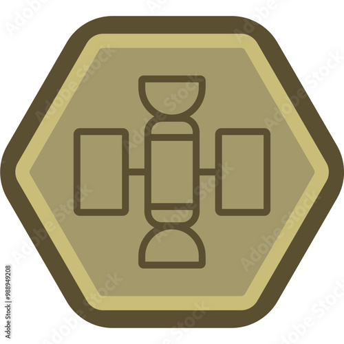 Hubble Space Telescope Vector Icon Design