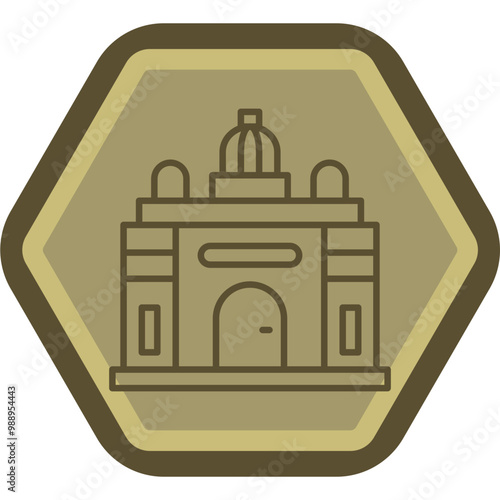 Palace Vector Icon Design