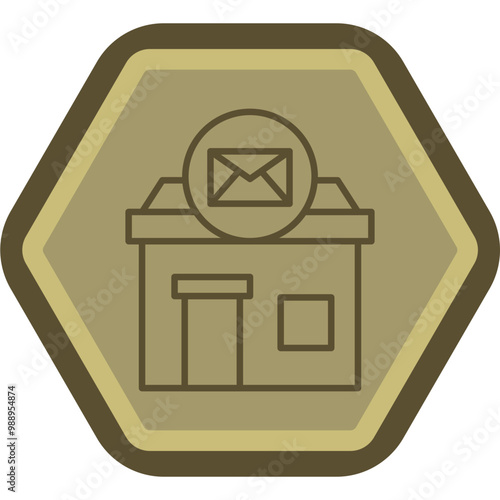 Post Office Vector Icon Design