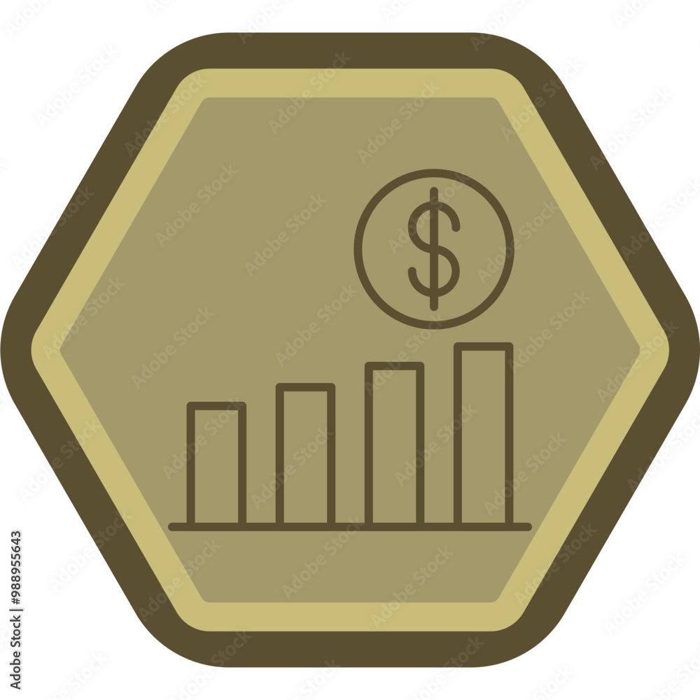Stock Investment Icon Design Stock Investment Icon Design