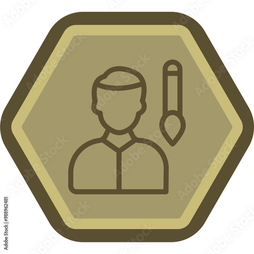 Artist Vector Icon Design