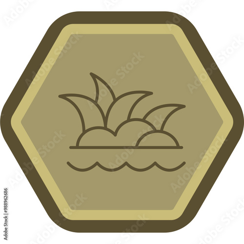 Marsh Vector Icon Design