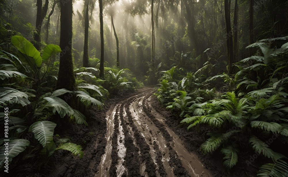 Fototapeta premium Cross country background 