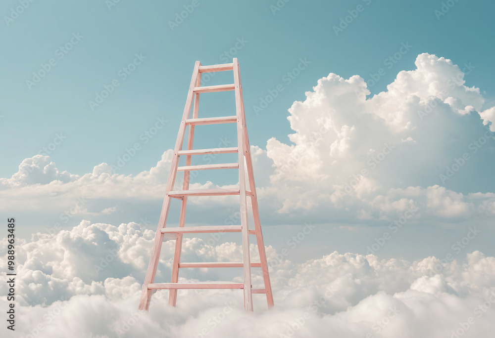 ladder stepladder in the clouds
ladder stepladder in the clouds